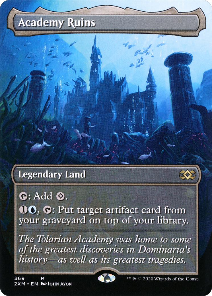 Academy Ruins (Borderless)(2XM-369) - Double Masters Foil