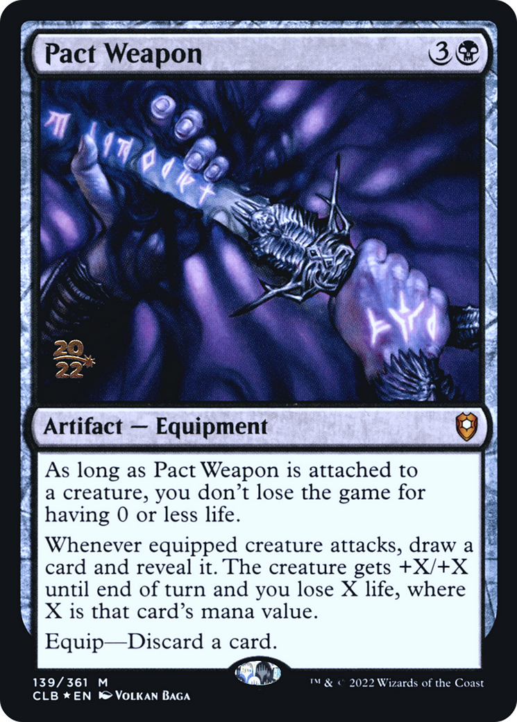 Pact Weapon (PRE-139S) - Battle for Baldur's Gate Promos (Prerelease) Foil