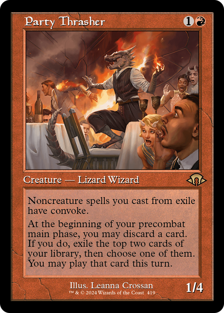 Party Thrasher (Retro Frame) (MH3-419) - Modern Horizons 3