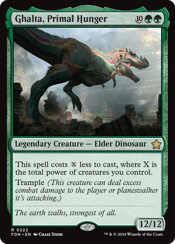 Ghalta, Primal Hunger (FDN-222) - Foundations