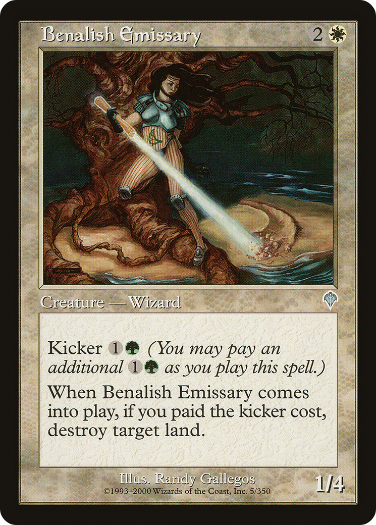 Benalish Emissary (INV-005) - Invasion Foil