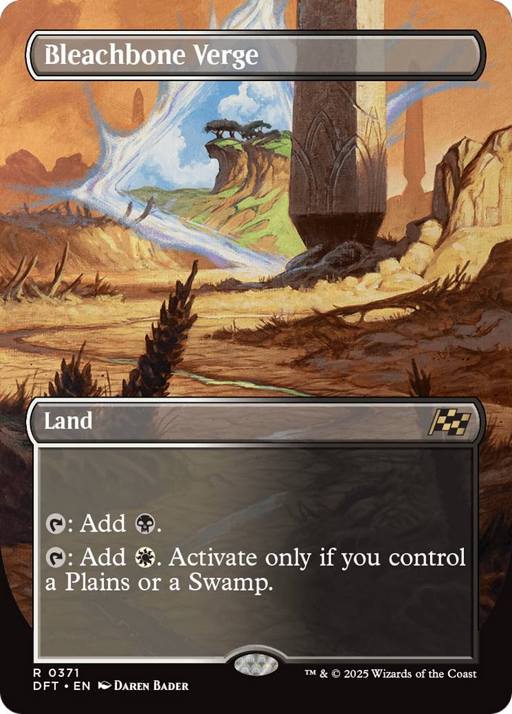 Bleachbone Verge (Borderless) (Borderless)(DFT-371) - Aetherdrift Foil