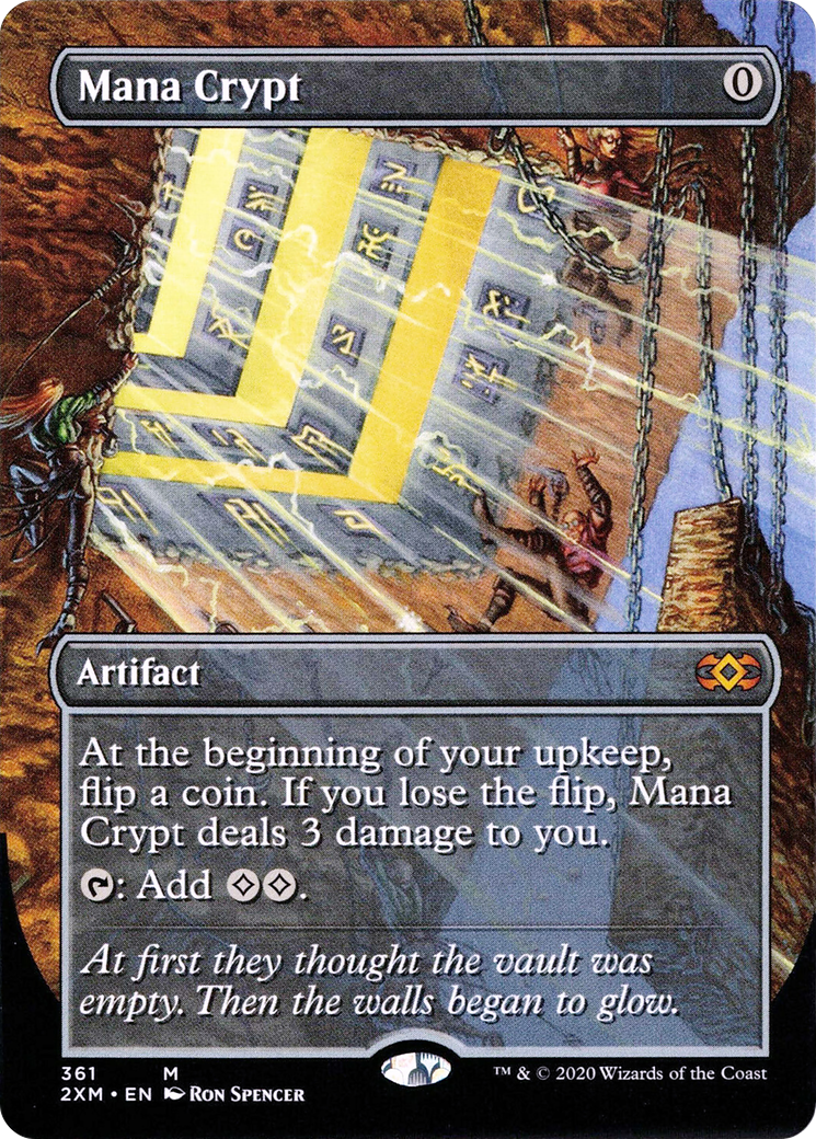 Mana Crypt (Borderless)(2XM-361) - Double Masters Foil