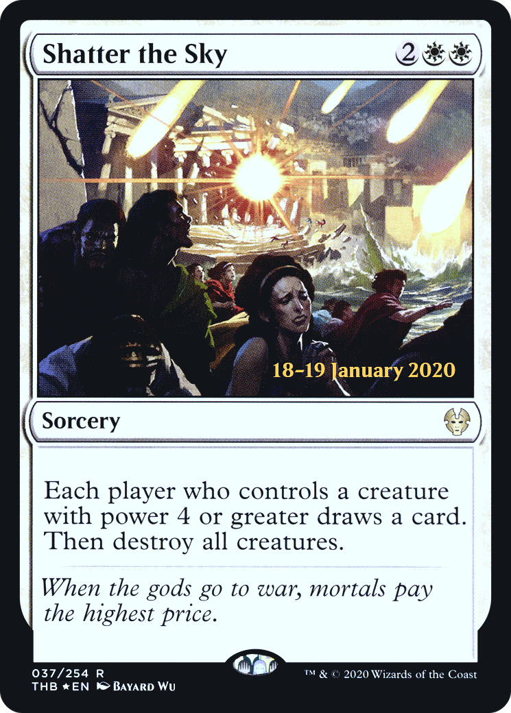 Shatter the Sky (PRE-37S) - Theros Beyond Death Promos (Prerelease) Foil