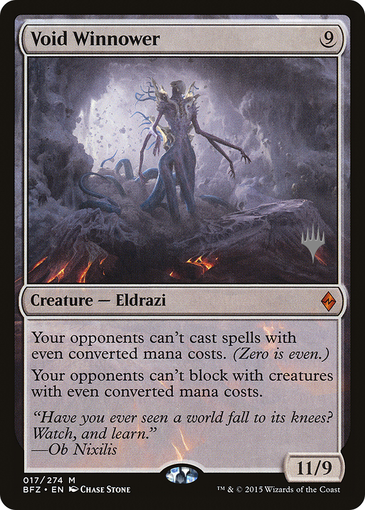 Void Winnower (PPKHM-17P) - Battle for Zendikar Promos (Promo Pack) Foil