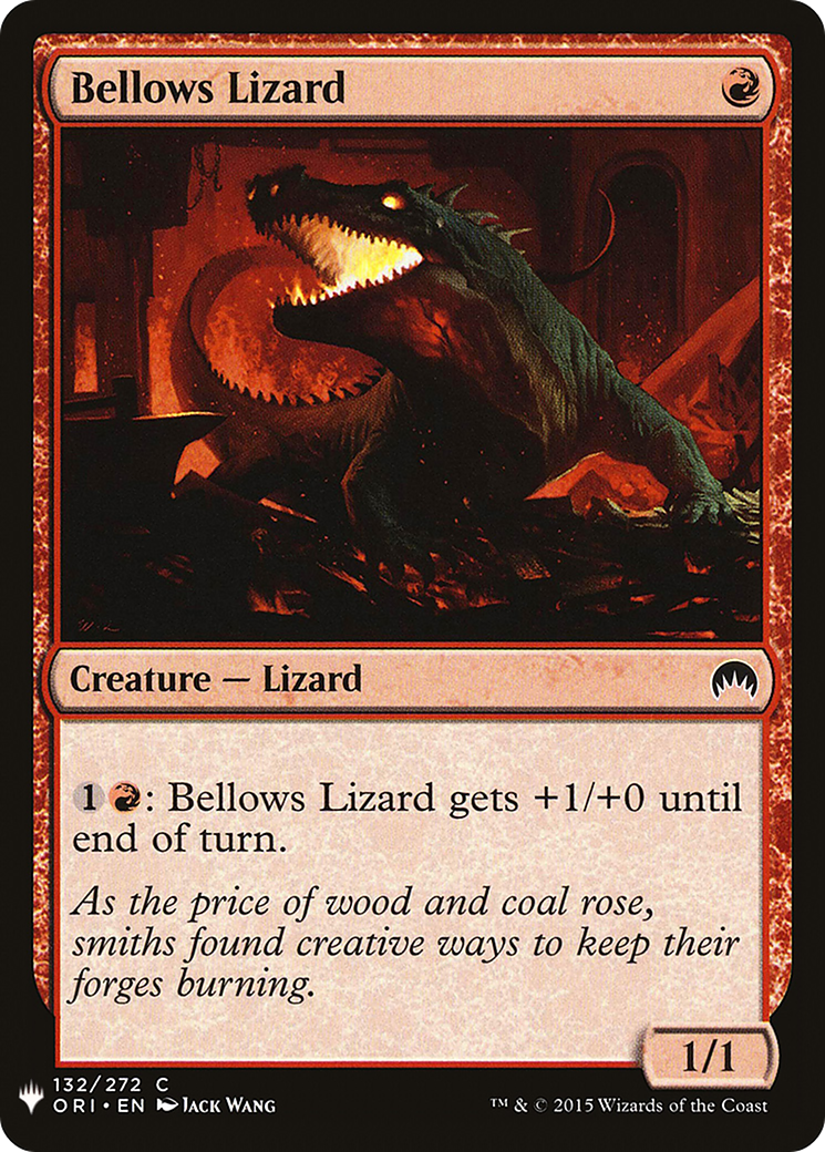 Bellows Lizard (LIST-ORI-132) - The List