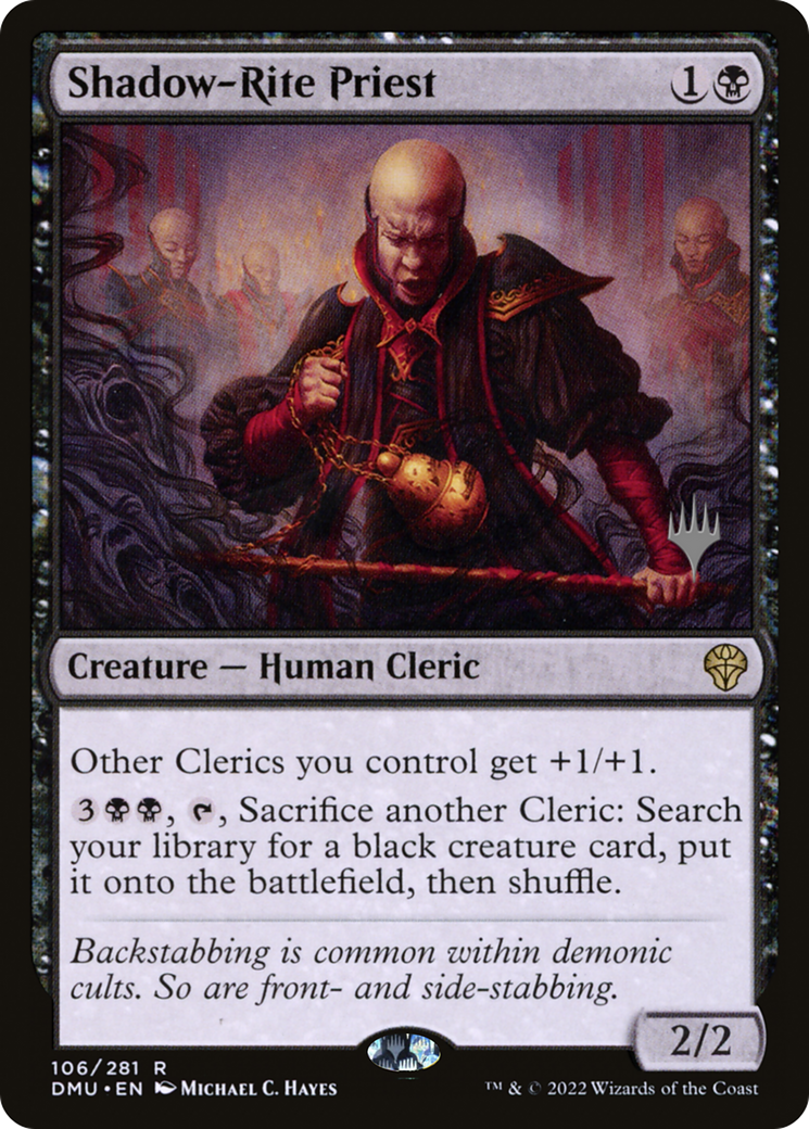 Shadow-Rite Priest (PPDMU-106P) - Dominaria United Promos (Promo Pack)