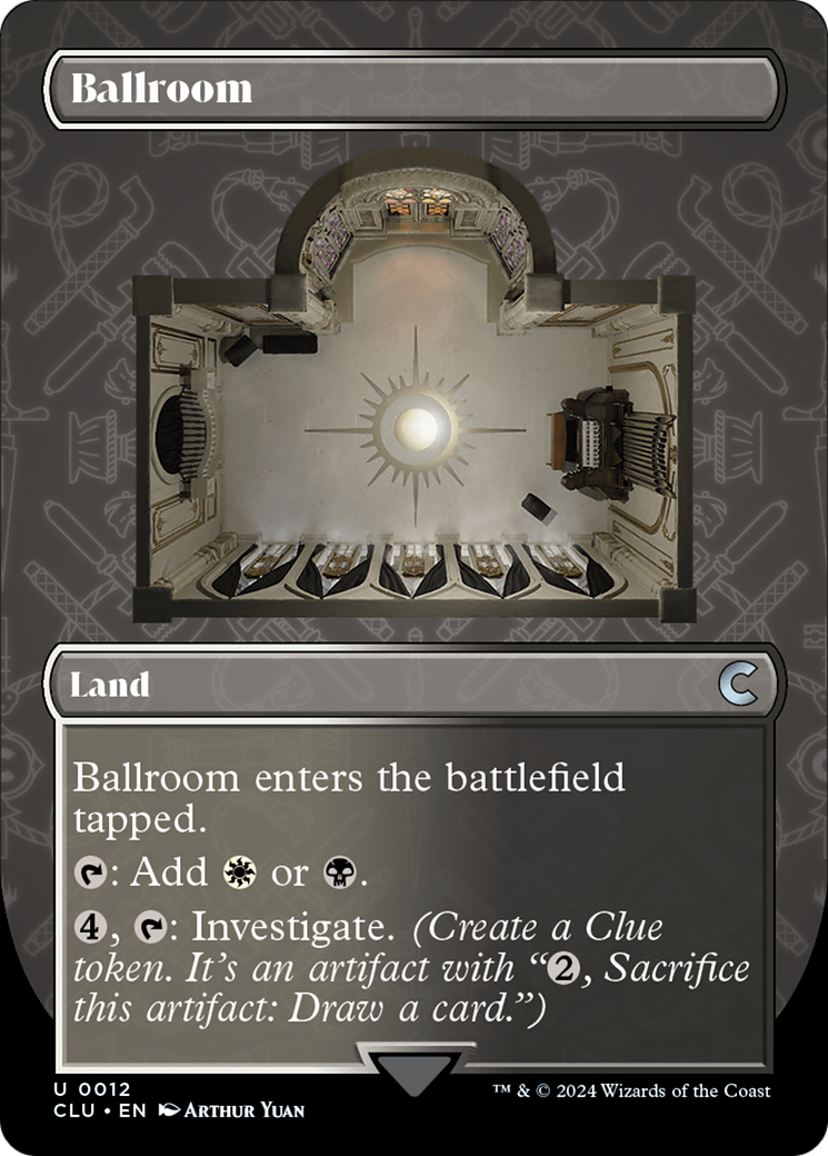 Ballroom (Borderless) (CLU-012) - Ravnica: Clue Edition (Borderless)