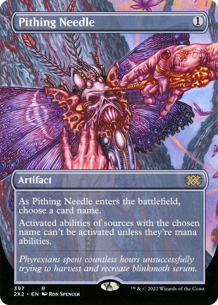 Pithing Needle (Borderless)(2X2-397) - Double Masters 2022