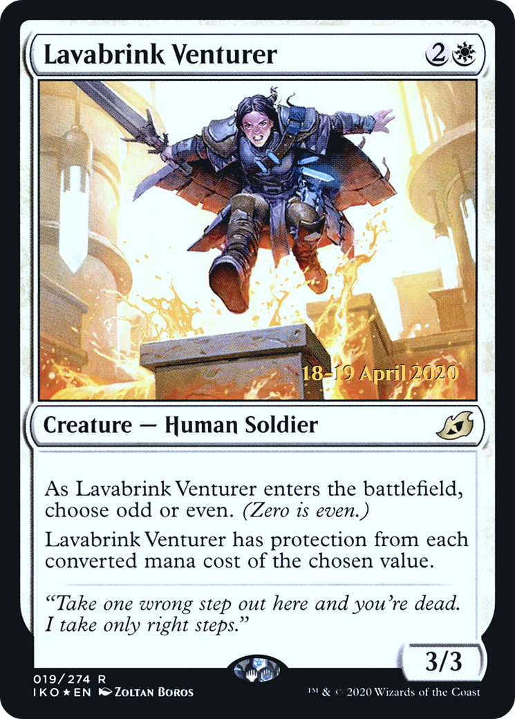 Lavabrink Venturer (PRE-19S) - Ikoria: Lair of Behemoths Promos (Prerelease) Foil