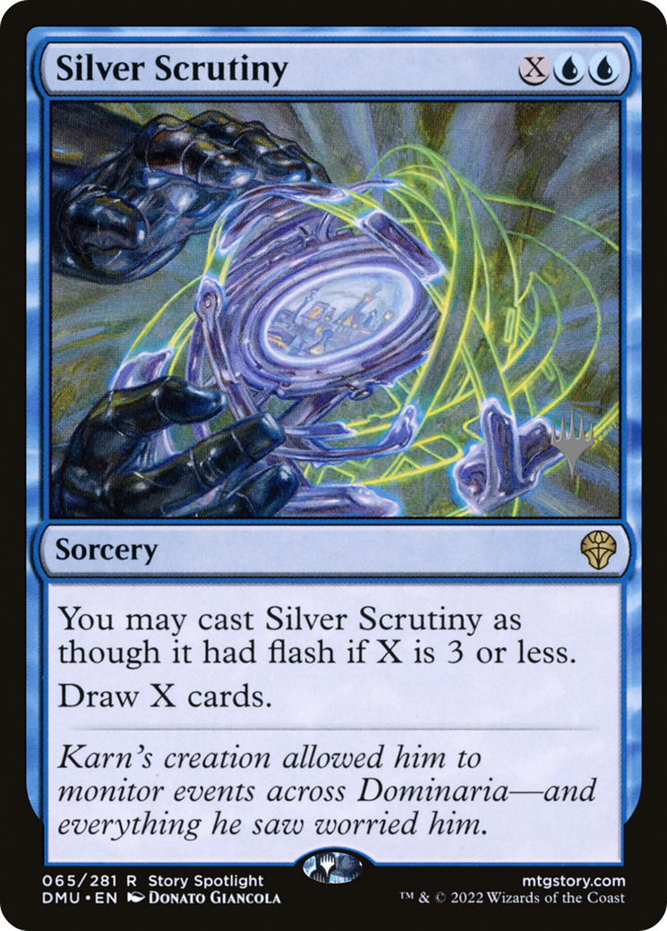Silver Scrutiny (PPDMU-65P) - Dominaria United Promos (Promo Pack)