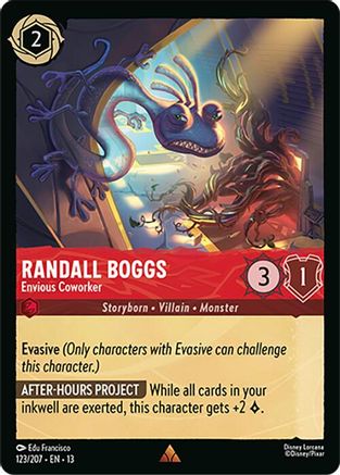 (123/204) Randall Boggs - Envious Coworker - Attack of the Vine! Cold Foil