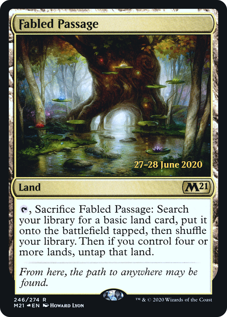 Fabled Passage (PRE-246S) - Core Set 2021 Promos (Prerelease) Foil