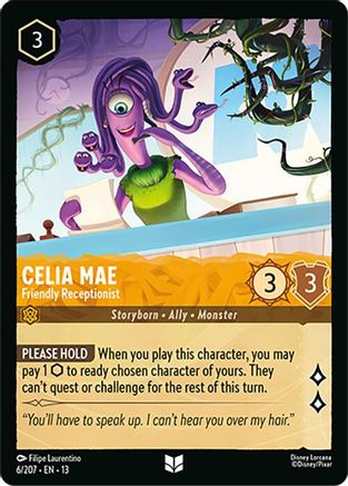 (006/204) Celia Mae - Friendly Receptionist - Attack of the Vine! Normal