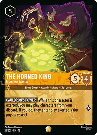 (022/204) The Horned King - Merciless Master - Attack of the Vine! Normal