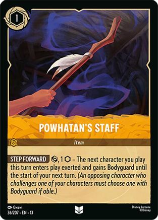 (036/204) Powhatan's Staff - Attack of the Vine! Normal