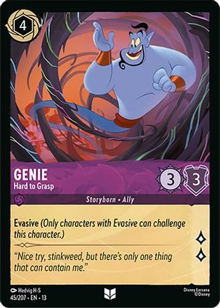 (045/204) Genie - Hard to Grasp - Attack of the Vine! Normal