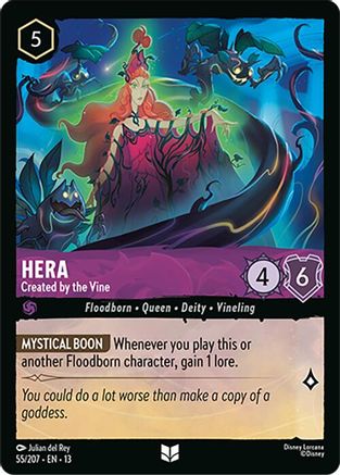 (055/204) Hera - Created by the Vine - Attack of the Vine! Cold Foil