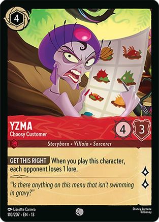 (110/204) Yzma - Choosy Customer - Attack of the Vine! Normal