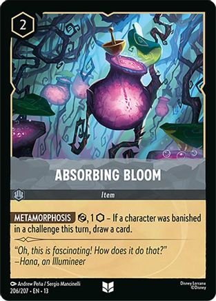(206/204) Absorbing Bloom - Attack of the Vine! Cold Foil
