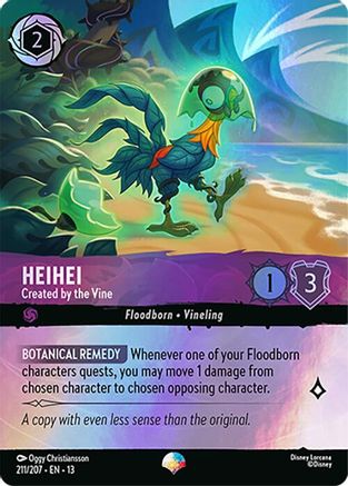 (211/204) Heihei - Created by the Vine (Epic) - Attack of the Vine! Holofoil