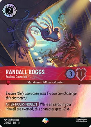 (217/204) Randall Boggs - Envious Coworker (Epic) - Attack of the Vine! Holofoil
