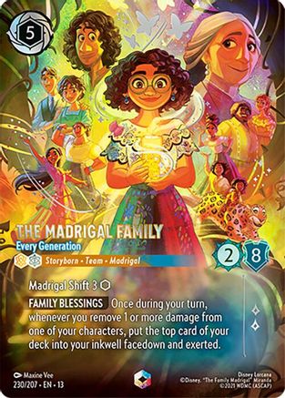 (230/204) The Madrigal Family - Every Generation (Enchanted) - Attack of the Vine! Holofoil