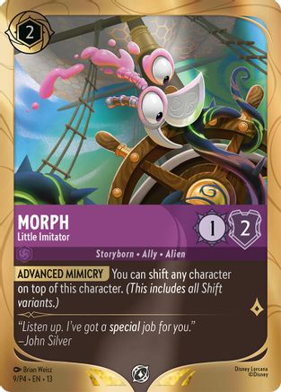 (009) Morph - Little Imitator - Disney Lorcana Promo Cards Holofoil