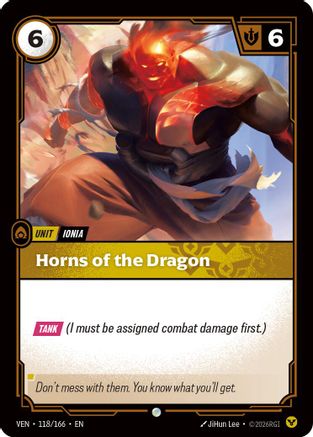 (118/166) Horns of the Dragon - Vendetta Foil