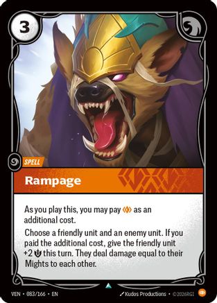 (083/166) Rampage - Vendetta Foil