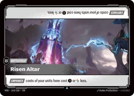 (163/166) Risen Altar - Vendetta Foil