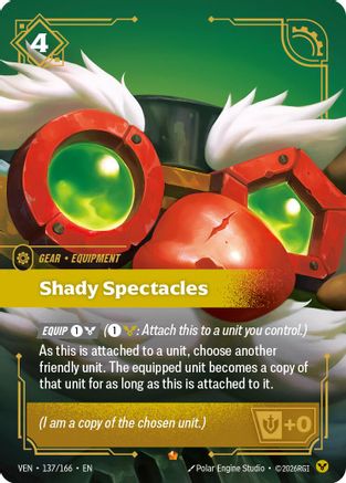 (137/166) Shady Spectacles - Vendetta Foil