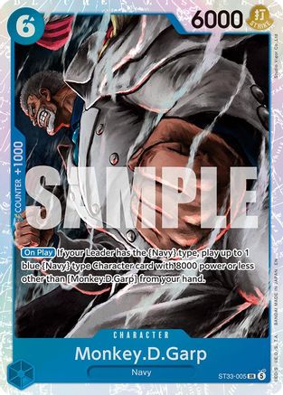 (ST33-005) Monkey.D.Garp - Starter Deck 33: BLUE Kuzan - Foil
