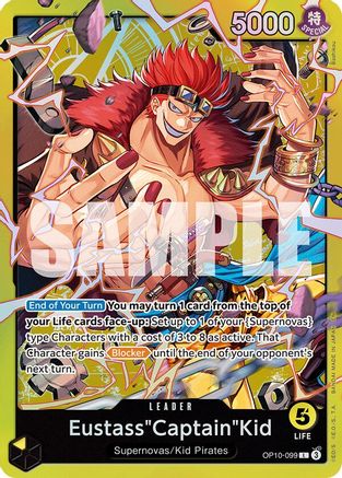 (OP10-099) Eustass"Captain"Kid - Starter Deck 36: YELLOW Eustass"Captain"Kid - Foil