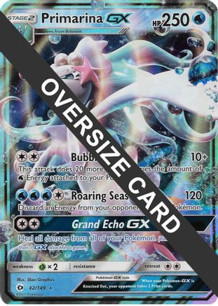 Primarina GX (42/null) - Jumbo Cards Holofoil - Ultra Rare