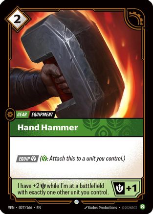 (027/166) Hand Hammer - Vendetta