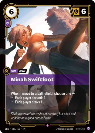 (111/166) Minah Swiftfoot - Vendetta Foil