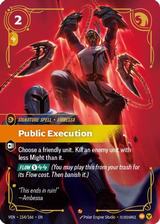 (154/166) Public Execution - Vendetta Foil