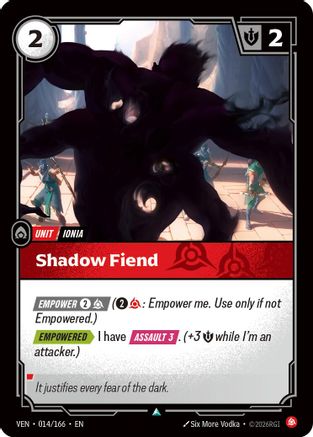 (014/166) Shadow Fiend - Vendetta Foil