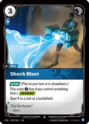 (059/166) Shock Blast - Vendetta Foil