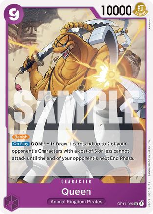(OP17-065) Queen - The World's Strongest Warriors - Normal