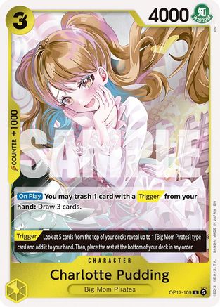 (OP17-109) Charlotte Pudding - The World's Strongest Warriors - Foil