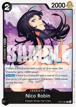 (OP17-087) Nico Robin - The World's Strongest Warriors - Foil