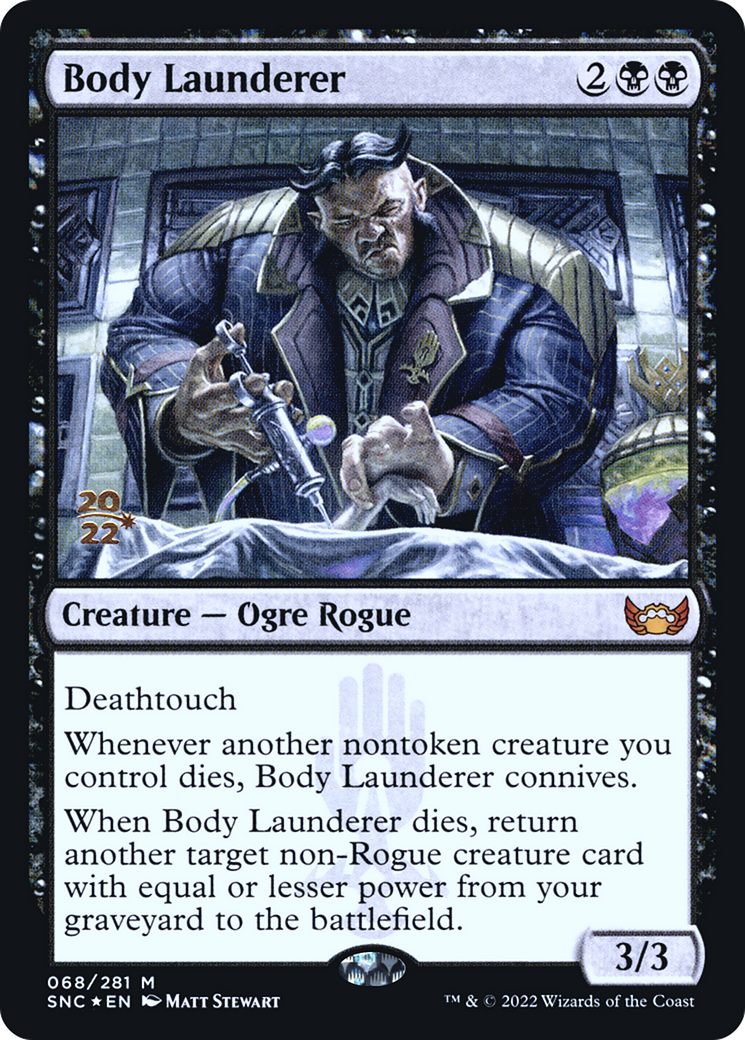 Body Launderer (PRE-68S) - Streets of New Capenna Promos (Prerelease) Foil