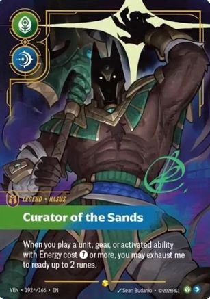 (192*/166) Nasus - Curator of the Sands (Signature) - Vendetta Foil