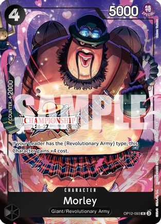 (OP12-093) Morley (CS 26-27 Celebration Pack) - One Piece Promotion Cards - Foil