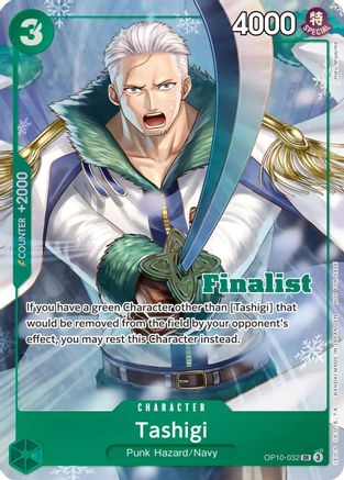 (OP10-032) Tashigi (Finalist Card Set Vol.1) - One Piece Promotion Cards - Foil