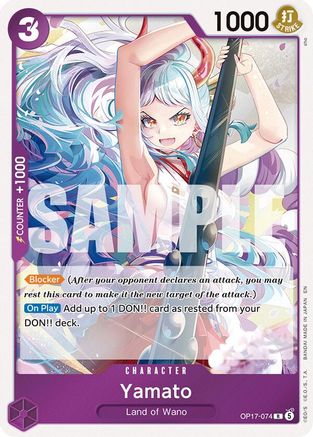 (OP17-074) Yamato - The World's Strongest Warriors - Foil