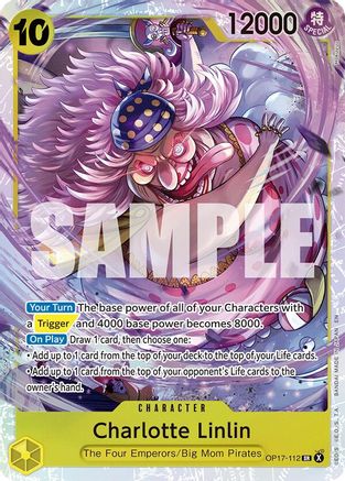 (OP17-112) Charlotte Linlin (112) - The World's Strongest Warriors - Foil