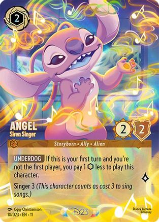 (010) Angel - Siren Singer - D23 Promos Holofoil